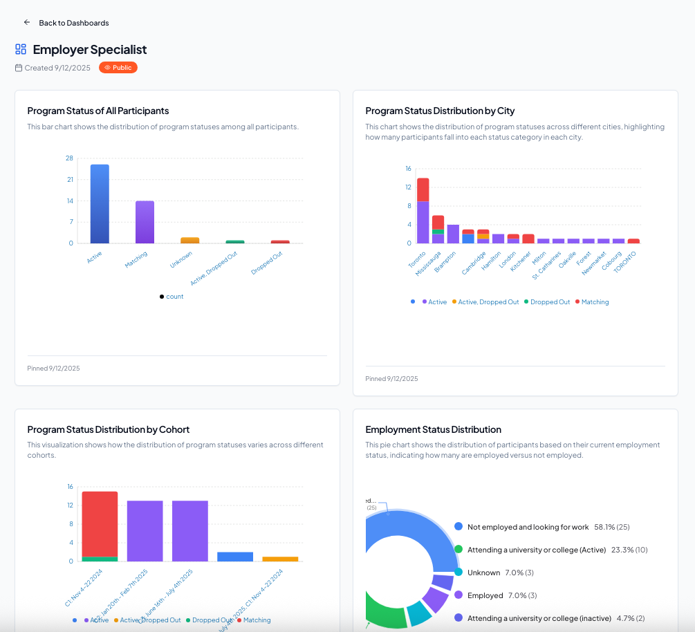 Impact Layer platform dashboard preview